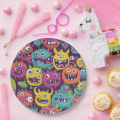 Monster Mash-Borden Papieren Bordje (Feest)