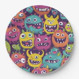 Monster Mash-Borden Papieren Bordje