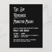Monster Mash bruiloft repetitie uitnodiging (Voorkant)