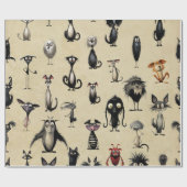 Monster Mash Cadeaupapier (Vlak)