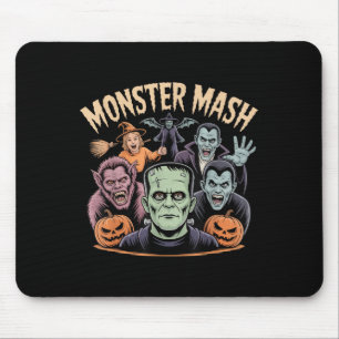 Monster Mash Clic Halloween Monsters Spooky Horror Muismat