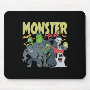 Monster Mash Funny Halloween Spooky Seizoen Trick Muismat