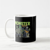 Monster Mash  Ghost Halloween Funny Koffiemok (Links)