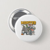 Monster Mash Ghost Halloween Funny Ronde Button 5,7 Cm (Voorkant /achterkant)