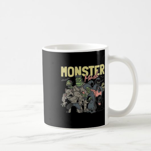 Monster Mash  Ghost Halloween Koffiemok (Rechts)