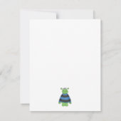 Monster Mash Green Three-Eyed Monster Kaart (Achterkant)