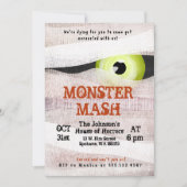 Monster Mash Halloween Bash Mummy Uitnodiging (Voorkant)