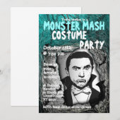 Monster Mash Halloween Costume Party Uitnodiging (Voorkant / Achterkant)