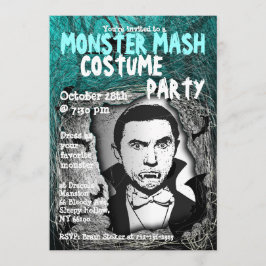 Monster Mash Halloween Costume Party Uitnodiging