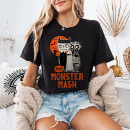 Monster Mash Halloween Creatures Spooky Schattige T-shirt