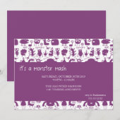 monster mash {halloween party call} kaart (Voorkant / Achterkant)