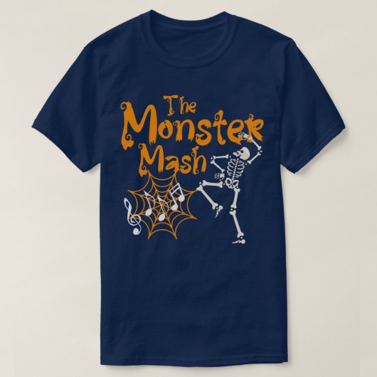 Monster Mash Halloween Party T-shirt (Design voorkant)