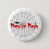Monster Mash Halloween Ronde Button 5,7 Cm (Voorkant)