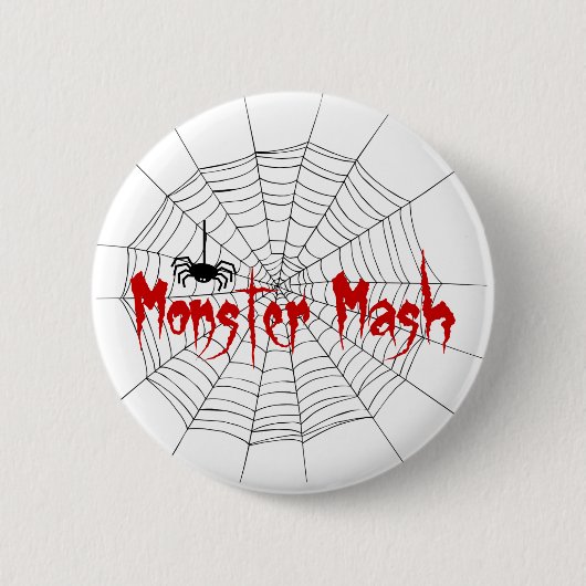 Monster Mash Halloween Ronde Button 5,7 Cm (Voorkant)