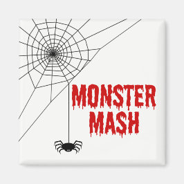 Monster Mash Halloween Spider Web Magneet