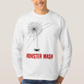 Monster Mash Halloween Spider Web T-shirt (Voorkant)