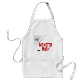 Monster Mash Halloween Spiderweb Standaard Schort