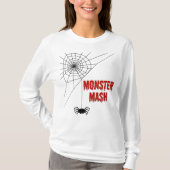 Monster Mash Halloween Spiderweb T-shirt (Voorkant)