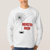 Monster Mash Halloween Spiderweb T-shirt (Voorkant)