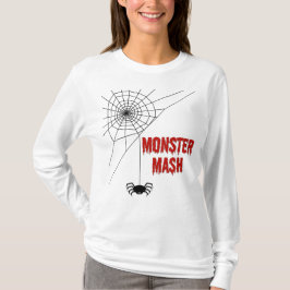 Monster Mash Halloween Spinnenweb T-shirt