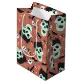 Monster Mash Halloween Verjaardag Gift Bag Medium Cadeauzakje (Voorkant Gekanteld)