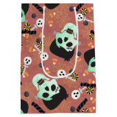 Monster Mash Halloween Verjaardag Gift Bag Medium Cadeauzakje (Achterkant)