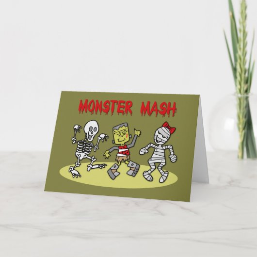 Monster Mash-kaart Kaart (Voorkant)