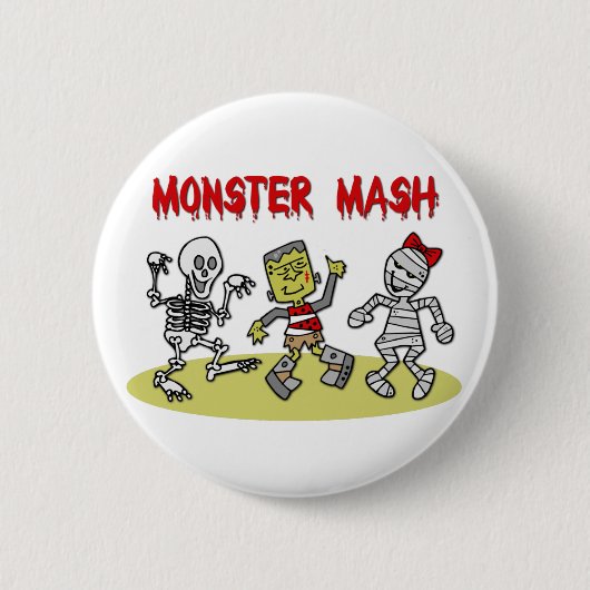 Monster Mash-knop Ronde Button 5,7 Cm (Voorkant)