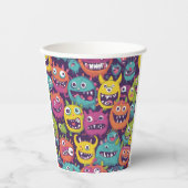Monster Mash Papieren Bekers (Voorkant)