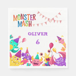 Monster Mash Party Napkins - Kids Birthday Servet