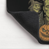 Monster Mash Retro Halloween Grappig Monster Spook Muismat (Hoek)