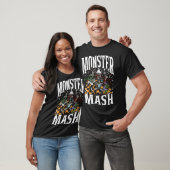 Monster Mash Retro Halloween Grappig Monster Spook T-shirt (Unisex)