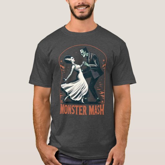 Monster Mash Retro  T-shirt (Voorkant)