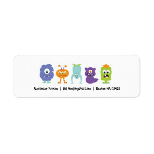 Monster Mash Return Label