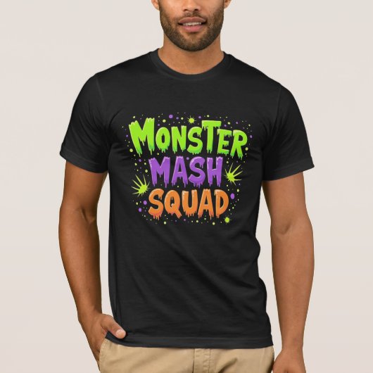 Monster Mash Squad Halloween T-shirt (Voorkant)
