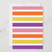 Monster Mash Typografie Meisje Halloween Verjaarda Kaart (Achterkant)