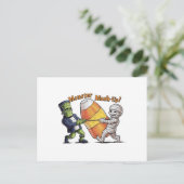 Monster Mash-Up! Briefkaart (Staand voorkant)