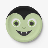 Monster Mash | Vampire Halloween Papieren Bordje (Voorkant)
