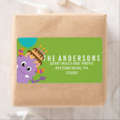 MONSTER MASH VERJAARDAG RETOURADRES LABEL (Insitu)