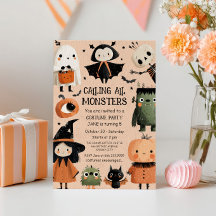 Monster Mash Whimsical Halloween Verjaardagsfeest