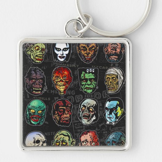 Monster Maskers Kleur Sleutelhanger (Voorkant)