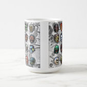 Monster Masks Retro Horror Mok – (Witte variant) (Center)