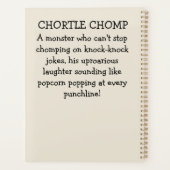 Monster Mayhem...Chortle Chomp Planner (Achterkant)