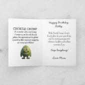 Monster Mayhem...Chortle Chomp Verjaardagskaart Bedankkaart (Binnen)