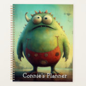 Monster Mayhem...Chuckle Cheeks Planner (Voorkant)