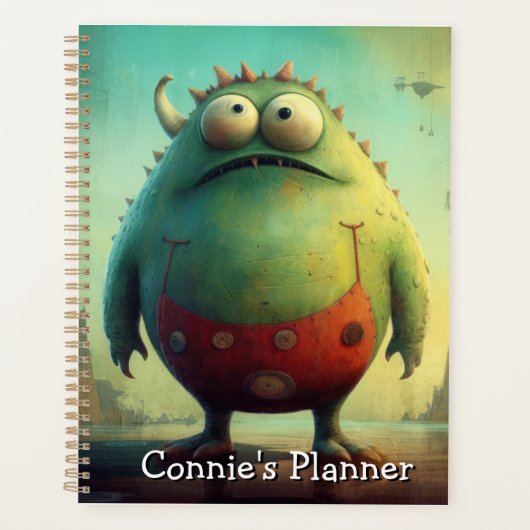 Monster Mayhem...Chuckle Cheeks Planner (Voorkant)