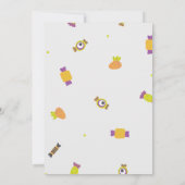 Monster Mayhem Uitnodiging voor verjaardagsfeestje (Achterkant)