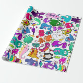 Monster Menagerie, inpakpapier (Uitgerold)