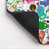 Monster Menagerie-patroon Muismat (Hoek)