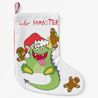 Monster met Gingerbrood Man Kleine Kerstsok